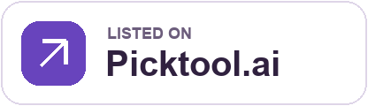 Listed on Picktool.ai — light badge