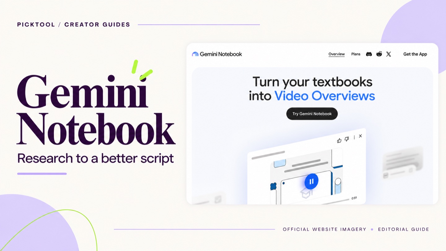 Picktool editorial guide to Gemini Notebook, using imagery from the official product website.