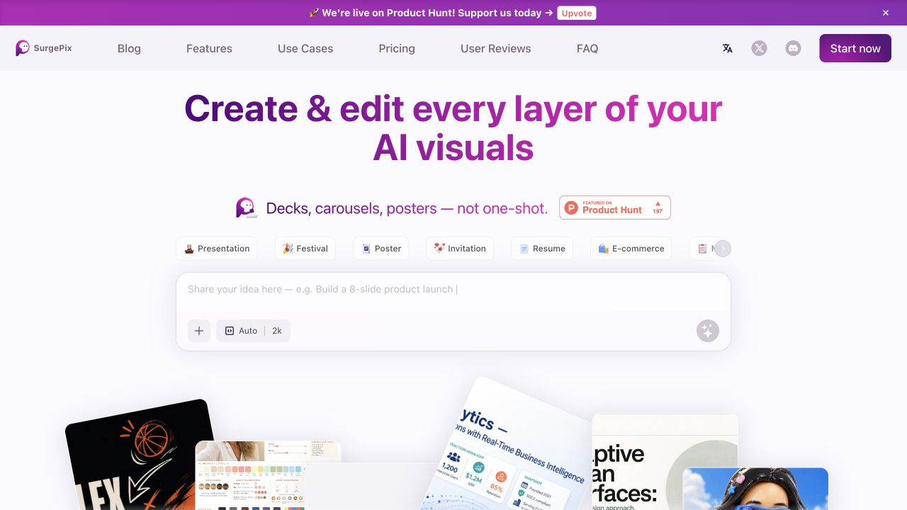 SurgePix official website, captured by Picktool on 26 October 2026